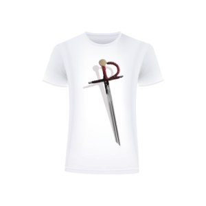 Camiseta estampada taurina para dama de espada taurina Estoque